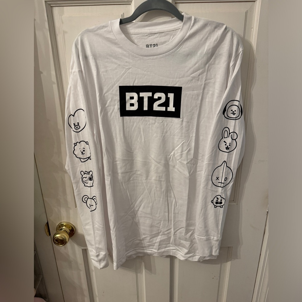 BT21 Long Sleeve Character Shirt New without Tags